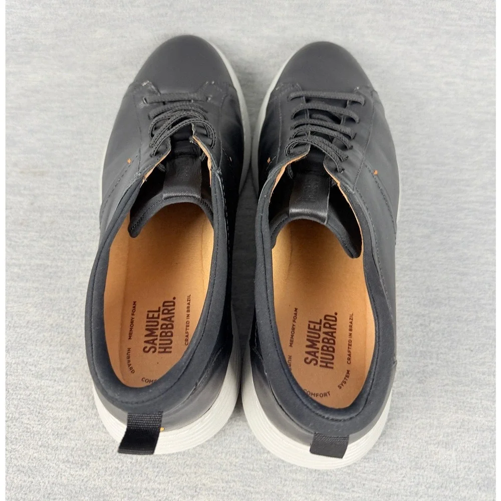 Samuel Hubbard Featherlight Flight Sneakers Mens 11.5 M Black Leather Shoes
